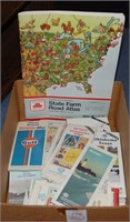 25+ Vintage Road Maps, Road Atals, Tour Books
