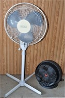 Vornado Fan + Oscillating Floor Fan