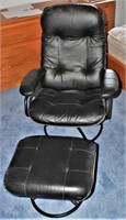 Modern Reclining Chair with Ottoman