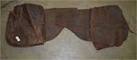 Primitive Leather Saddle Bags - 5ft x 22"