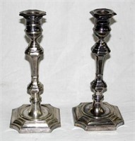 A Pair of  Silverplated EPNS Candlesticks.