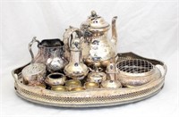 Antique Collection of Silver Plate