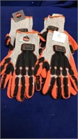 4 pairs nitrile driver gloves (size L)