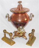Antique Copper & Brass Samovar /Tea Urn.