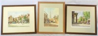 William Tatton Winter Signed Coloured Etchings