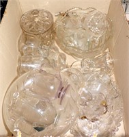 Antique Collection of Glassware