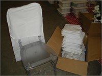 65 White Half Chair Covers