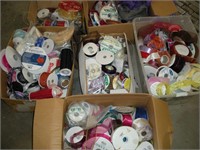 6 Boxes Assorted Ribbon 1 Lot