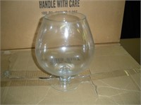 30 Glass Candle Holders 9"