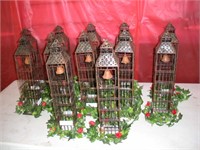 12 Bell Tower candle lanterns 19" tall