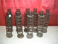 15 Leaning Tower Candle Lanterns 19" tall