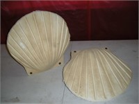 2 Shell Decorations 17"