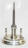 Victorian Silver Plate Street Lamp Table Lighter.