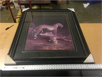 FRAMED CHEETAH PICTURE