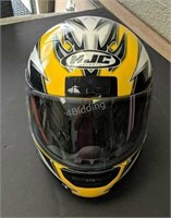 BR- Street Fighter HJC Motorcycle Helmet Yellow