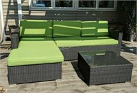 Outdoor 3 Pieces Sofa Patio Set