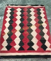 Early Navajo Indian Rug 1940's