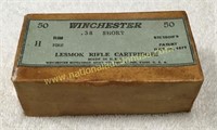 Full Unopened Box Of Winchester 38 Short