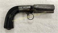 4 Barrel Pocket Pistol. 1880's Serial #2