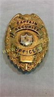 Captain Security Officer Badge