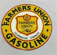 Farmers Union Enamel Sign