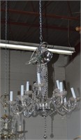 Crystal Chandelier (Electric) 24" hx 25"w