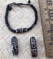 Tibetan Beads and Bracelet