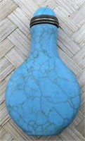 Blue Turquoise Colored Snuff Bottle