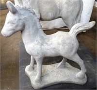 Concrete Pony Statue