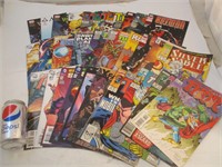 Lot de comics dont Robocop,Batman et autres