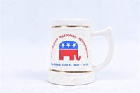 Republican National Convention Mug Chipped 1976