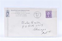 Envelope Addressed to Babe Ruth 1935