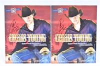 Chris Young Autographed Promo Cards Set of 2