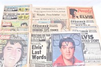 Stack of Elvis Death Papers Memorabilia