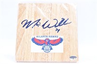 Marvin Williams Signed Floor Tile Atlanta Hawks