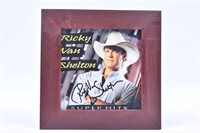 Ricky Van Shelton Signed CD Cover Super Hits