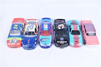 Box lot of 1:24 Scale Nascar, 6 cars