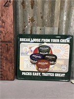 Skoal Break Loose From Your Chew tin sign