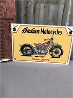 Indian Motorcycles tin sign