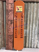 Katz Motor Oil tin thermometer
