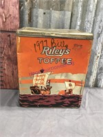 Riley's Toffee tin