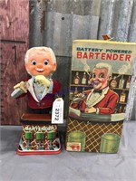 Bartender battery powered toy in box