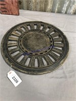 Cast iron round floor/ceiling/wall grate