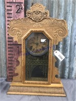 E. Ingraham Wood Mantel Clock