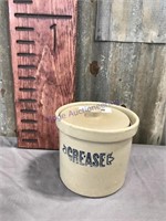 Grease crock w/ lid