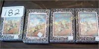 Four jack Hoxie wall plaques