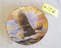 Bald Eagle decorator plate