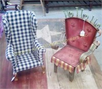 Two doll chairs