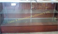 Choice of three glass display cases