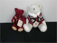 Leven and Boyds teddy bear 13 & 16"h.
